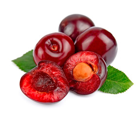 Wall Mural - Black cherries