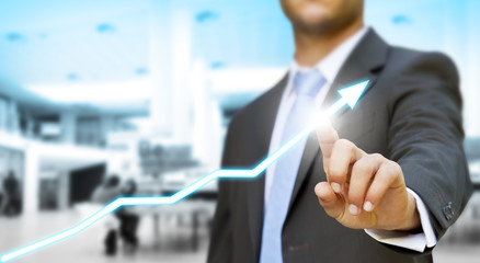 Aufkleber - Businessman investment concept