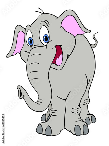 Fototapeta dla dzieci Happy Elephant