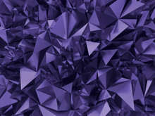 Abstract Ultra Violet Crystal Background