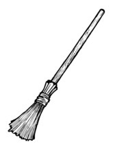 Illustration Of A Broom