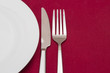 © scphoto48 - Place setting with white round plate