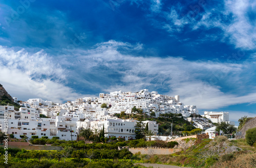 Tapeta ścienna Mojacar wieś almeria prowincji andaluzja hiszpania