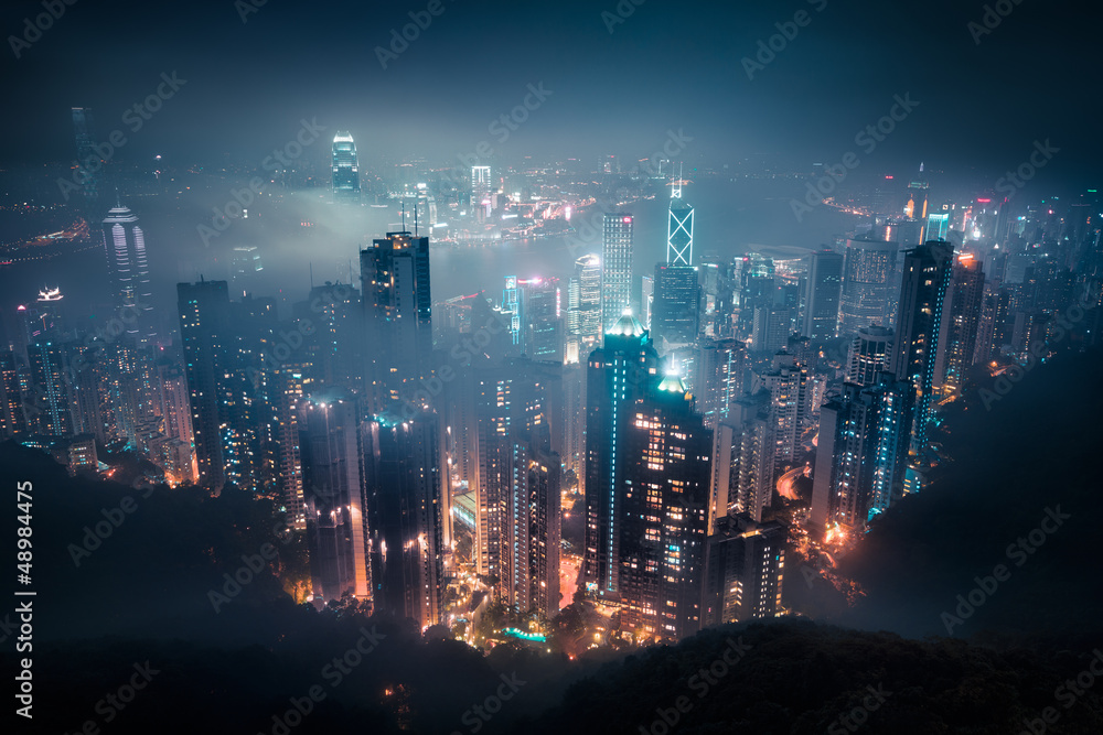 Hong Kong - obrazy, fototapety, plakaty 