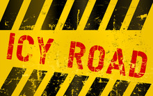Warning Sign Icy Road