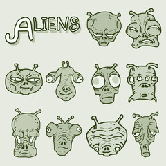 Canvas Print - Alien mask