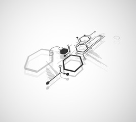 abstract arrow computer technology