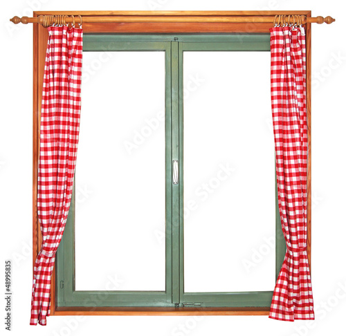 Plakat na papierze fotorealistycznym Zielone okno
