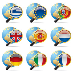 World flag icons