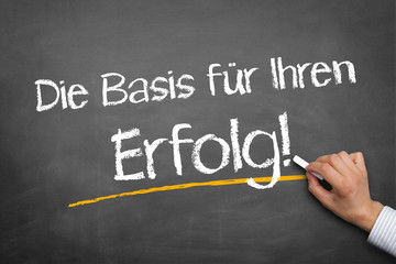 Poster - Die Basis für Ihren Erfolg