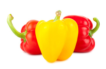 Wall Mural - Fresh sweet red and yellow pepper