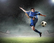 © Sergey Nivens - football player striking the ball