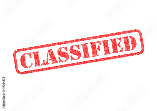 Leinwand Poster  CLASSIFIED