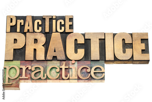 Fotomural practice - motivation concept