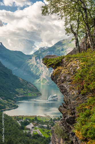 Naklejka ścienna Geiranger fjord, Norway