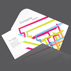 Wall Mural - abstract vector business card set design