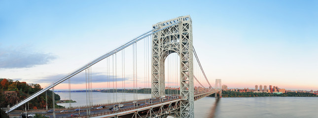 Fototapete - George Washington Bridge panorama