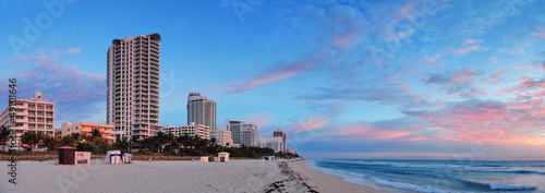 Plakat na papierze fotorealistycznym Plaża Miami