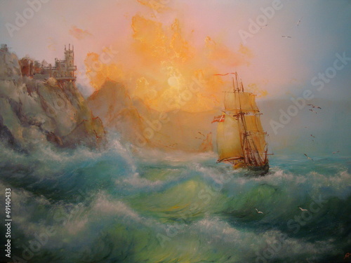 Obraz na płótnie canvas Pejzaż morski