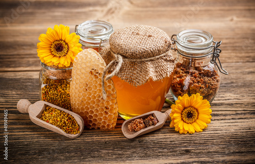 Naklejka - mata magnetyczna na lodówkę Honey product