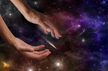 Wall Mural - catching a comet