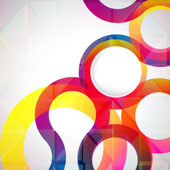 Wall Mural - Abstract background with design elements.