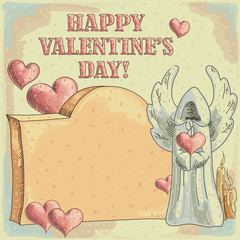 Wall Mural - Valentines background