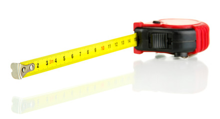 Poster - Tape measure isolated on white