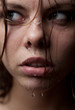 © oshepkov - Portrait of a girl's face which water flows