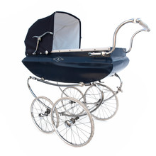Vintage Baby Carriage Isolated