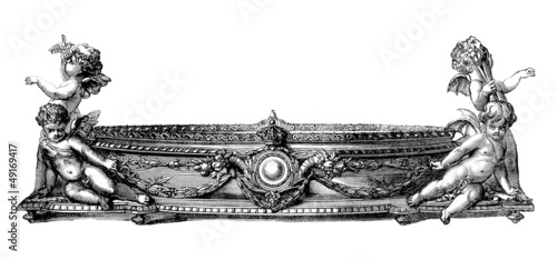Fotografía Silversmith's Masterpiece - Table Deco - 19th century