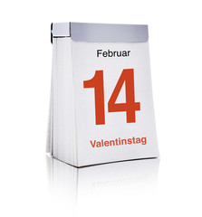 Sticker - Valentinstag Kalenderblatt