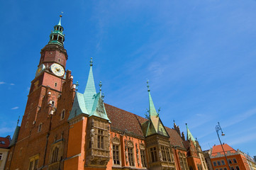 Wall Mural - Rathaus - Breslau - Polen