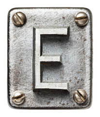 Poster - Metal letter