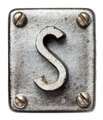 Sticker - Metal letter