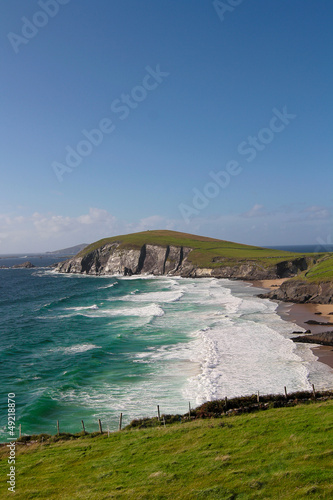 Naklejka samoprzylepna Klify na półwyspie dingle, irlandia