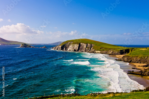 Naklejka samoprzylepna Klify na półwyspie dingle, irlandia