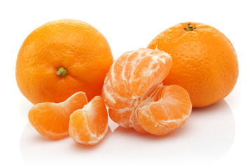 Canvas Print - Peeled Tangerine