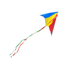 Kite On A White Background