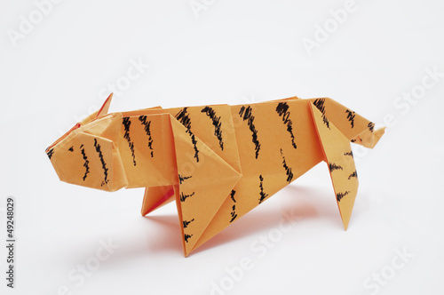 Tiger Origami Buy This Stock Photo And Explore Similar