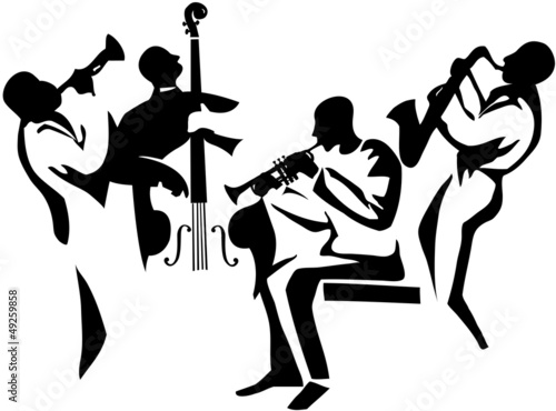 Plakat kwartet jazzowy