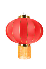 Red Lantern Isolated