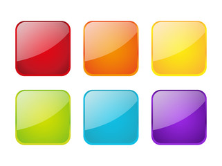 Set of color apps icons