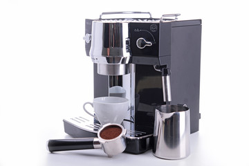 Wall Mural - coffeemaker and cup