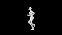 Man Running - Rotoscoping Technique Animation