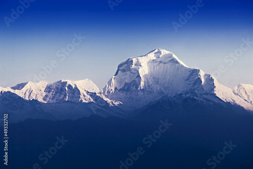 Board z aluminiowym obramowaniem Góra dhaulagiri