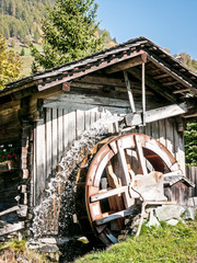 Wall Mural - old watermill