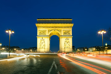 Wall Mural - Arc de triomphe, Charles de Gaulle square, Paris, Ile de France,