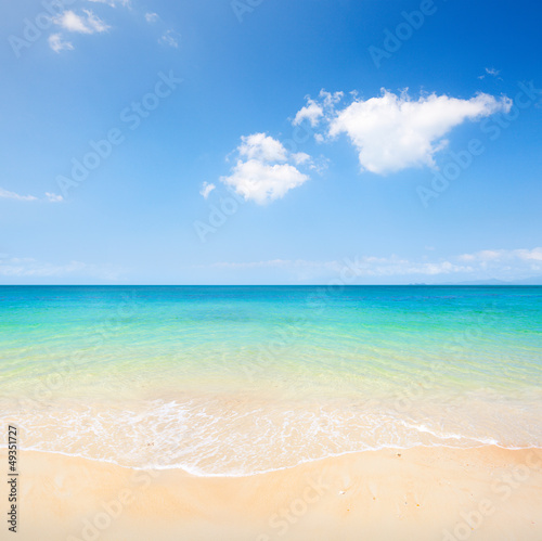 Tapeta ścienna Plaża i morze