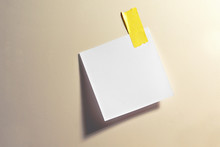 Blank Note With Tape